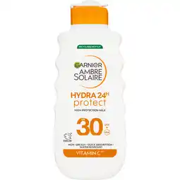 Albert Heijn Ambre Solaire Hydra 24h protect zonnemelk spf30 aanbieding