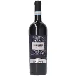 Dirck 3 Bastioni Della Rocca Primitivo di Manduria 75 cl aanbieding