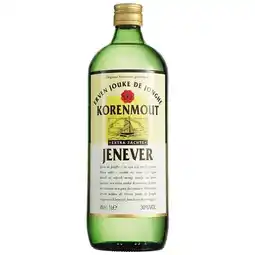 Dirck 3 Jouke de Jonghe Korenmout Jenever HELE LITER aanbieding