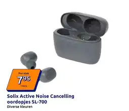 Action Solix Active Noise Cancelling oordopjes SL-700 aanbieding
