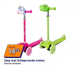 Action Step met lichtgevende wielen aanbieding