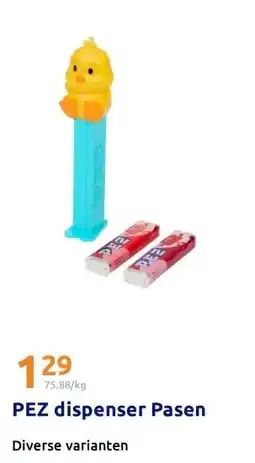 Action PEZ dispenser Pasen aanbieding