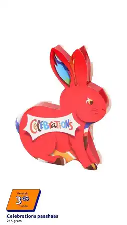 Action Celebrations paashaas aanbieding