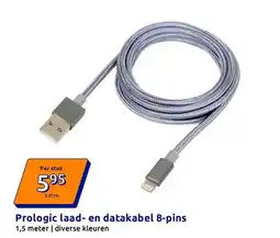 Action Prologic laad- en datakabel 8-pins aanbieding