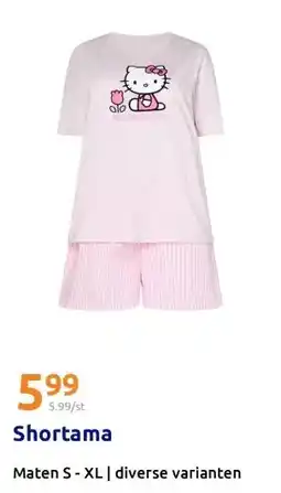 Action Shortama aanbieding