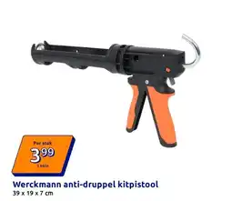 Action Werckmann anti-druppel kitpistool aanbieding