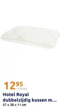 Action Hotel Royal dubbelzijdig kussen met memoryfoam aanbieding