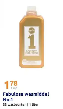 Action Fabulosa wasmiddel No.1 aanbieding