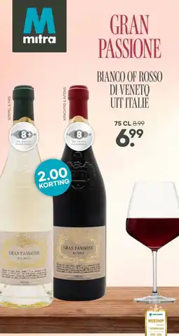 Mitra Bianco of rosso di veneto uit italie aanbieding