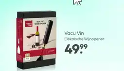 Mitra Vacu Vin Elektrische Wijnopener aanbieding