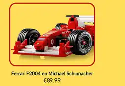 LEGO Ferrari F2004 en Michael Schumacher aanbieding
