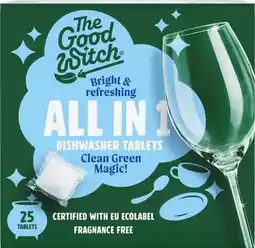 De Online Drogist The Good Witch Bright & Refreshing All In 1 Dishwasher Tablets aanbieding