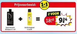 Kruidvat Syoss Keratin Shampoo Got2b Unglued aanbieding