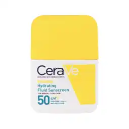 De Online Drogist CeraVe Invisible Hydrating Fluid Sunscreen SPF50 50ML aanbieding