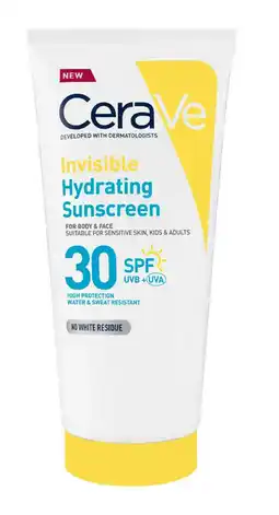 De Online Drogist CeraVe Invisible Hydrating Sunscreen SPF 30 177ML aanbieding