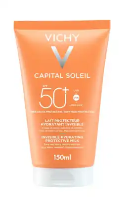 De Online Drogist Vichy Capital Soleil Protective Milk SPF50 150ML aanbieding