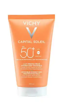 De Online Drogist Vichy Capital Soleil Protective Milk SPF50 150ML aanbieding