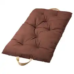 IKEA Bruine gokvÄllÅ kussens met jute en katoen, handvatten om ze gemakkelijk te dragen aanbieding