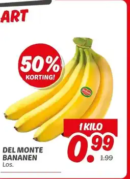 Dekamarkt DEL MONTE BANANEN aanbieding