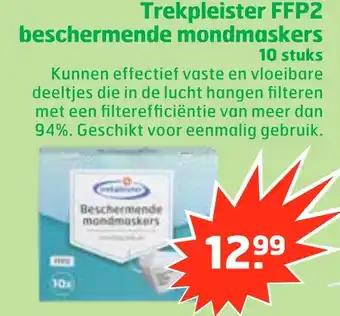 Trekpleister Trekpleister ffp2 beschermende mondmaskers aanbieding