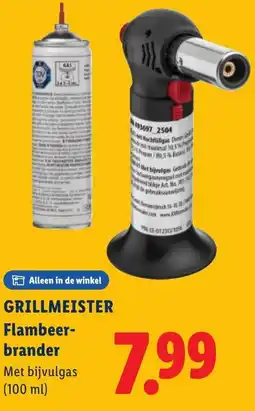 Lidl Grillmeister flambeer brander aanbieding