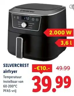 Lidl Silvercrest airfryer aanbieding