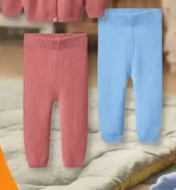 Lidl Lupilu gebreid baby broekje aanbieding