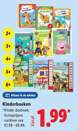 Lidl Kinderboeken aanbieding