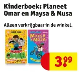 Kruidvat Kinderboek: Planeet Omar en Maysa & Musa aanbieding