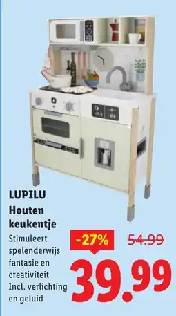 Lidl Lupilu houten keukentje aanbieding