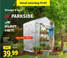 Lidl Parkside tuinkas aanbieding