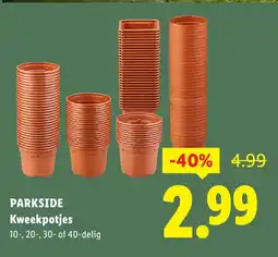Lidl Parkside kweekpotjes aanbieding