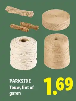 Lidl Parkside touw, lint of garen aanbieding