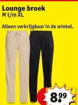 Kruidvat Lounge broek aanbieding