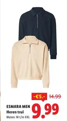 Lidl Esmara men heren trui aanbieding