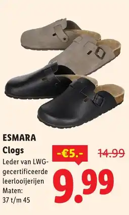 Lidl Esmara clogs aanbieding