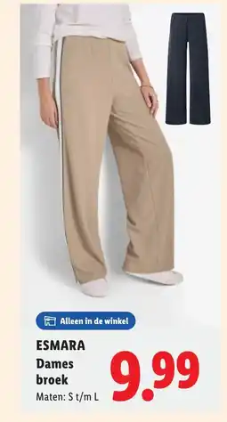Lidl Esmara dames broek aanbieding