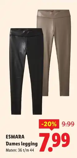 Lidl Esmara dames legging aanbieding
