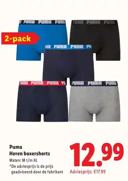 Lidl Puma heren boxershorts aanbieding