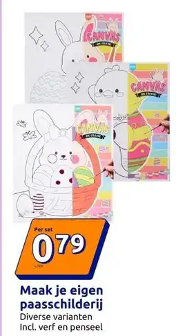 Action Maak je eigen paasschilderij aanbieding