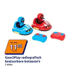 Action Gear2Play radiografisch bestuurbare botsauto's aanbieding