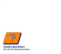 Action Candra geurkaars in glas aanbieding