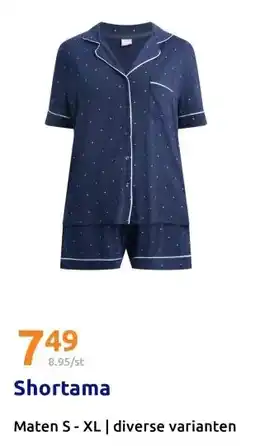 Action Shortama aanbieding