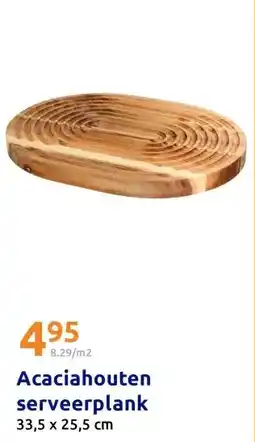 Action Acaciahouten serveerplank aanbieding