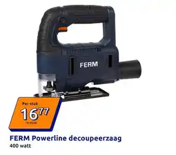 Action FERM Powerline decoupeerzaag aanbieding