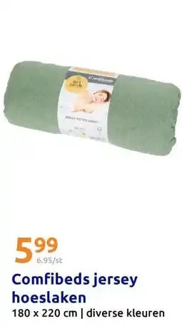 Action Comfibeds jersey hoeslaken aanbieding