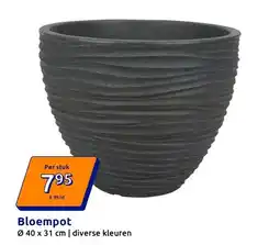 Action Bloempot aanbieding