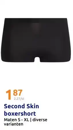 Action Second Skin boxershort aanbieding