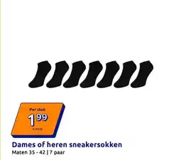 Action Sneakersokken aanbieding