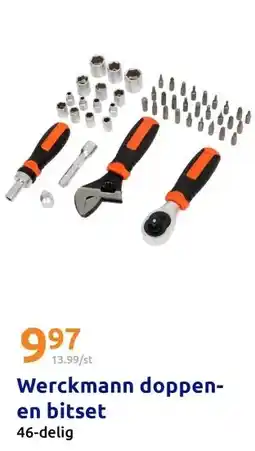 Action Werckmann doppen- en bitset aanbieding
